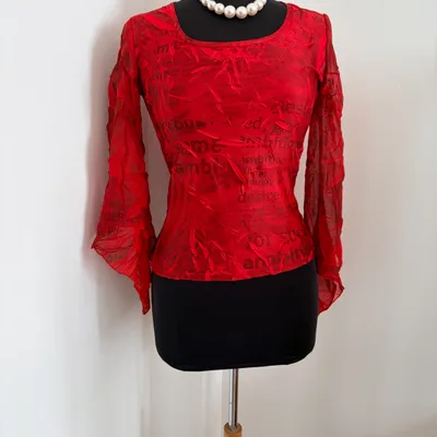 Top manches flare vintage Y2k taille 36 